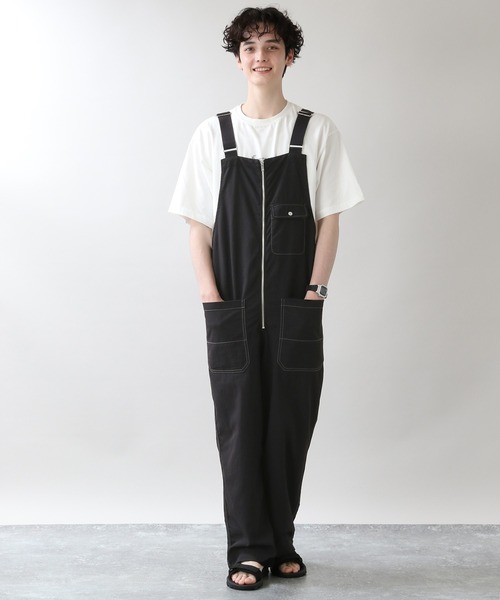 RAGEBLUE（レイジブルー）の「ミリタリーオーバーオール/950336（サロペット/オーバーオール・メンズ・ブラック/オリーブ・FREE）」の15枚目の写真