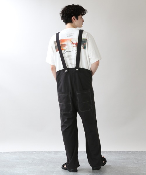 RAGEBLUE（レイジブルー）の「ミリタリーオーバーオール/950336（サロペット/オーバーオール・メンズ・ブラック/オリーブ・FREE）」の18枚目の写真