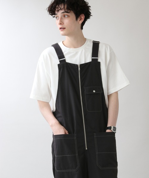 RAGEBLUE（レイジブルー）の「ミリタリーオーバーオール/950336（サロペット/オーバーオール・メンズ・ブラック/オリーブ・FREE）」の6枚目の写真