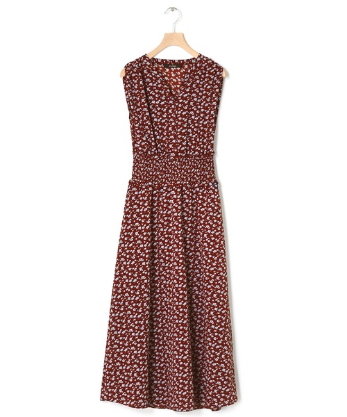 w closet（ダブルクローゼット）の「小花柄ノースリワンピース（ワンピース・レディース・ブラック×ホワイト/ブルーパープル/ホワイト×ブルー/ホワイト×ブラック・FREE）」の20枚目の写真