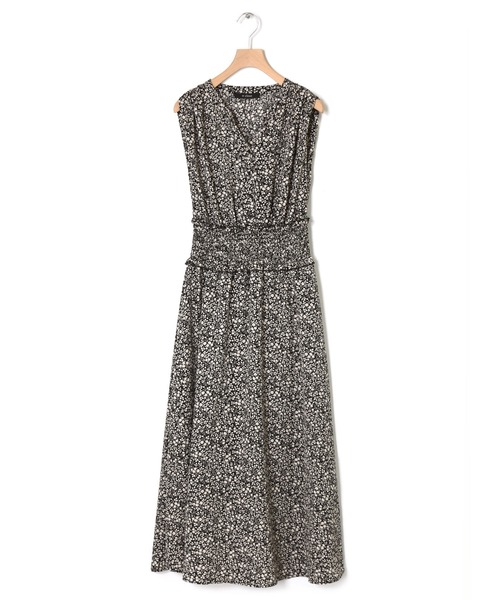 w closet（ダブルクローゼット）の「小花柄ノースリワンピース（ワンピース・レディース・ブラック×ホワイト/ブルーパープル/ホワイト×ブルー/ホワイト×ブラック・FREE）」の21枚目の写真