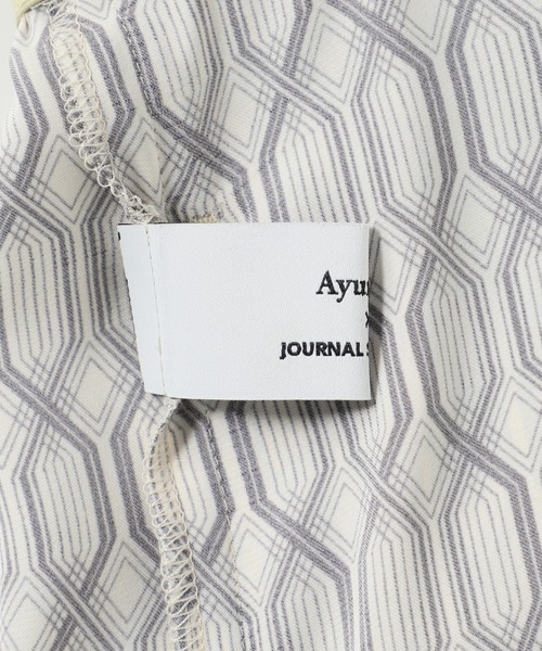 JOURNAL STANDARD（ジャーナルスタンダード）の「【Ayumi.HｘJOURNALSTANDARD】ドッキングプリントガウン◆（ワンピース・レディース・グリーン・FREE）」の9枚目の写真
