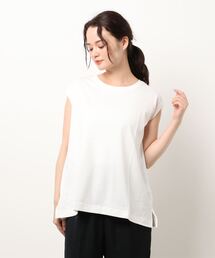 Samansa Mos2 | 【USAコットン】ノースリーブカットソー(Tシャツ/カットソー)