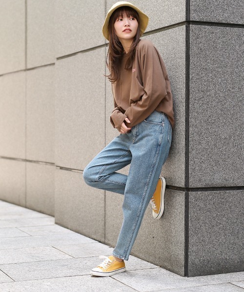 EDWIN(エドウィン)の「EDWINコラボデニムパンツ【EDWIN×チチカカ】(デニムパンツ・レディース・ネイビー/ブルー・MEDIUM/LARGE)」の6枚目の写真