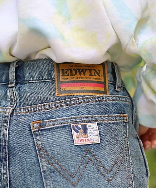 EDWIN(エドウィン)の「EDWINコラボデニムパンツ【EDWIN×チチカカ】(デニムパンツ・レディース・ネイビー/ブルー・MEDIUM/LARGE)」の12枚目の写真