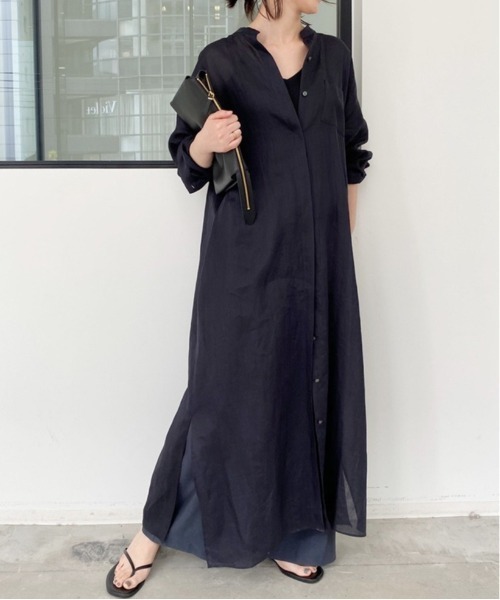 セール ワンピース ドレス The The Dream リネン混 リラックスワンピース ワンピース Dream Cradle ドリームインザクレイドル のファッション In