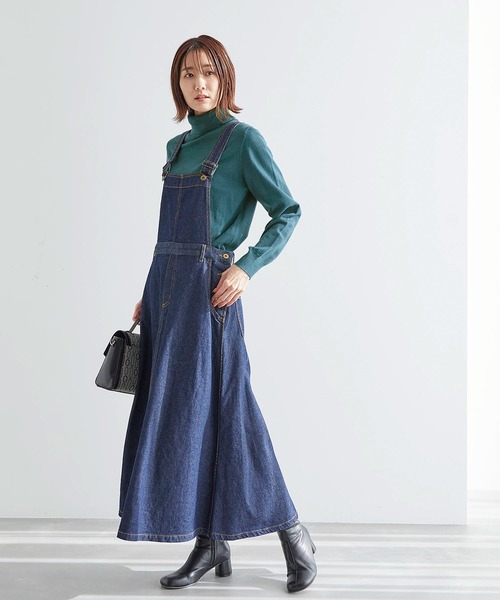ROPE' PICNIC（ロペピクニック）の「【アンチピリング】天竺タートルニットプルオーバー（ニット/セーター・レディース・ブラック/ブラウン/オフホワイト/ターコイズブルー/ピンク系その他/グレー・38）」の18枚目の写真