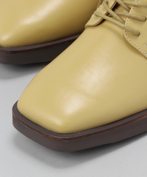 JEANASIS（ジーナシス）の「レースアップマニッシュ/216003（その他シューズ・レディース・ブラック/イエロー・MEDIUM/LARGE）」の7枚目の写真