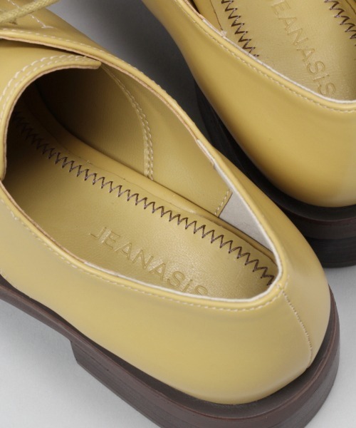 JEANASIS（ジーナシス）の「レースアップマニッシュ/216003（その他シューズ・レディース・ブラック/イエロー・MEDIUM/LARGE）」の5枚目の写真