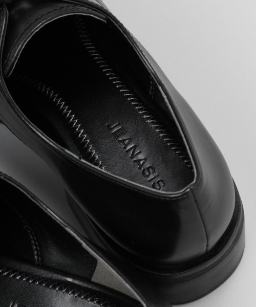 JEANASIS（ジーナシス）の「レースアップマニッシュ/216003（その他シューズ・レディース・ブラック/イエロー・MEDIUM/LARGE）」の3枚目の写真