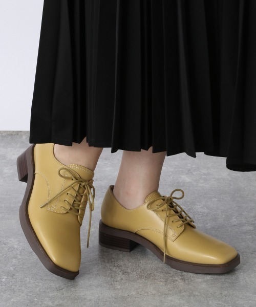 JEANASIS（ジーナシス）の「レースアップマニッシュ/216003（その他シューズ・レディース・ブラック/イエロー・MEDIUM/LARGE）」の19枚目の写真