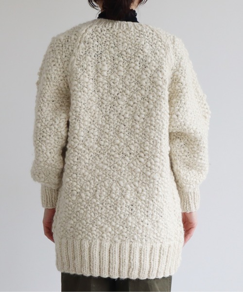 yuni（ユニ ）の「ネパールハンドニット ミドルカーディガン