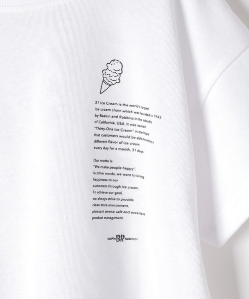 GLOBAL WORK（グローバルワーク）の「[150160cm拡大]サーティワン　プリントT/キッズ//957163（Tシャツ/カットソー・キッズ・ホワイト/チャコールグレー/ブラック/ホワイト系その他・110cm/100cm/120cm/130cm/140cm/150cm/160cm）」の6枚目の写真