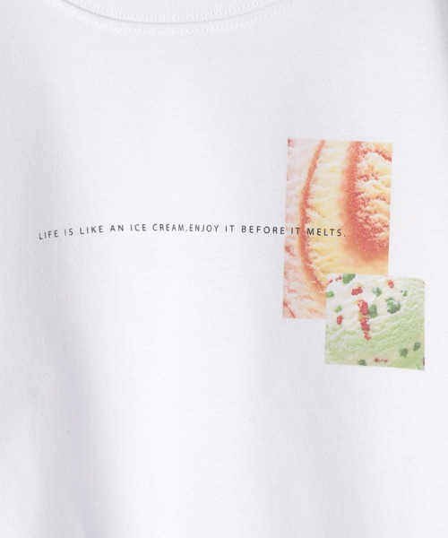 GLOBAL WORK（グローバルワーク）の「[150160cm拡大]サーティワン　プリントT/キッズ//957163（Tシャツ/カットソー・キッズ・ホワイト/チャコールグレー/ブラック/ホワイト系その他・110cm/100cm/120cm/130cm/140cm/150cm/160cm）」の11枚目の写真