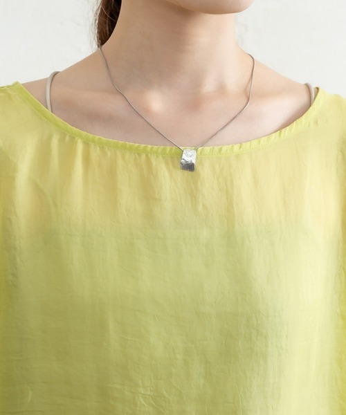 mystic（ミスティック）の「シアープルオーバー（Tシャツ/カットソー・レディース・グレー/ライム/アイボリー/ブラック・FREE）」の17枚目の写真