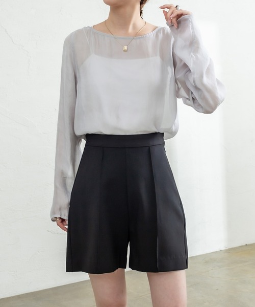 mystic（ミスティック）の「シアープルオーバー（Tシャツ/カットソー・レディース・グレー/ライム/アイボリー/ブラック・FREE）」の11枚目の写真