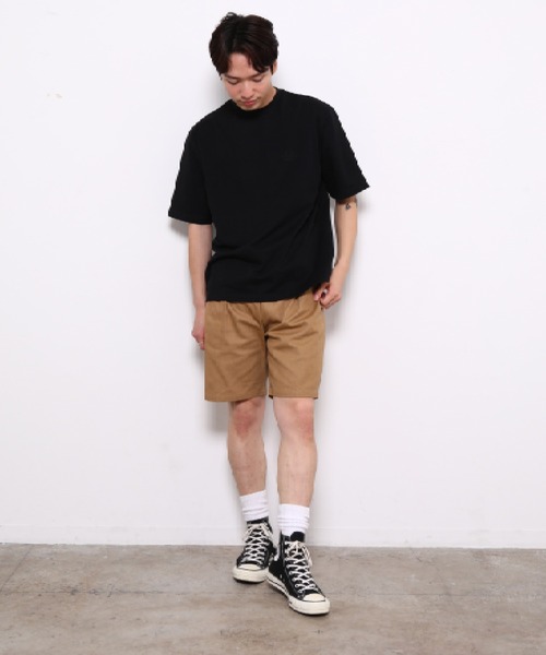 bonjour bonsoir（ボンジュール　ボンソワール）の「【bonjour bonsoir】刺繍ロゴ ビッグTシャツ（Tシャツ/カットソー・メンズ・ベージュ/ホワイト/ピンク/ブラック・L/S/M）」の19枚目の写真