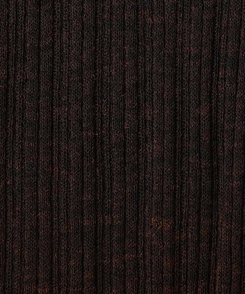 BEAUTY&YOUTH UNITED ARROWS(ビューティーアンドユースユナイテッドアローズ)の「BY シアーリブニットカーディガン -ウォッシャブル- ◆(カーディガン/ボレロ・レディース・ダークブラウン/マスタード/モカ・FREE)」の16枚目の写真