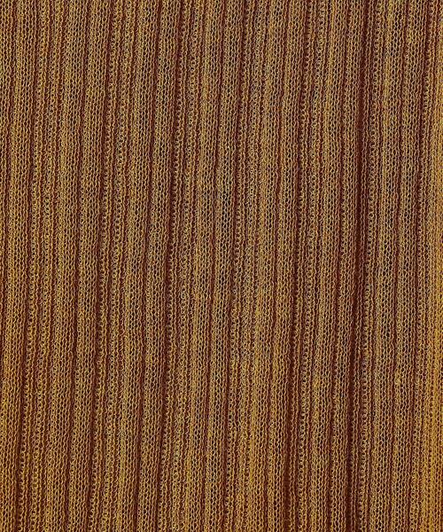 BEAUTY&YOUTH UNITED ARROWS(ビューティーアンドユースユナイテッドアローズ)の「BY シアーリブニットカーディガン -ウォッシャブル- ◆(カーディガン/ボレロ・レディース・ダークブラウン/マスタード/モカ・FREE)」の14枚目の写真