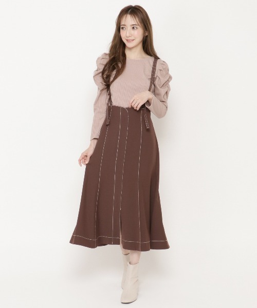 WILLSELECTION（ウィルセレクション）の「サスペンダー付き配色