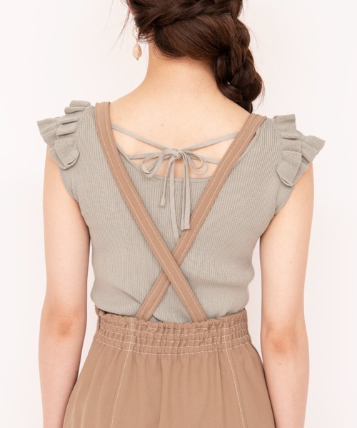 WILLSELECTION(ウィルセレクション)の「サスペンダー付き配色ステッチ2wayマーメイドスカート(スカート・レディース・ダークブラウン/ベージュ・SMALL/MEDIUM)」の22枚目の写真