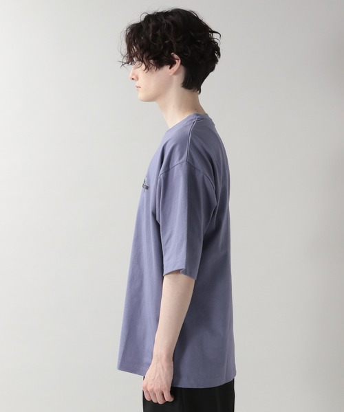 RAGEBLUE(レイジブルー)の「天竺コットン/ワンポイント刺繍Tシャツ/216640(Tシャツ/カットソー・メンズ・ホワイト/ブラック/パープル/キャメル・MEDIUM/LARGE)」の14枚目の写真