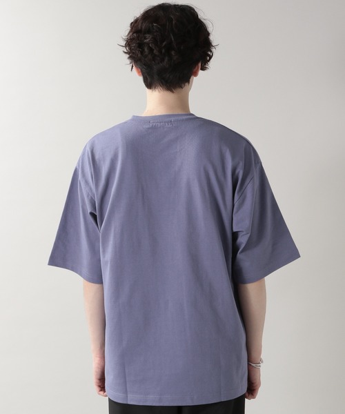 RAGEBLUE(レイジブルー)の「天竺コットン/ワンポイント刺繍Tシャツ/216640(Tシャツ/カットソー・メンズ・ホワイト/ブラック/パープル/キャメル・MEDIUM/LARGE)」の15枚目の写真