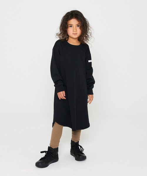 FOV（フォブ）の「FOV プレーンスウェットワンピース（ワンピース・キッズ・ピンク/グリーン系その他4/ブラック/グレー/チャコールグレー/アッシュグレー・M/L/XL/F/S）」の2枚目の写真