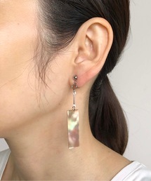 PZM:Shell 揺れる シェル イヤリング