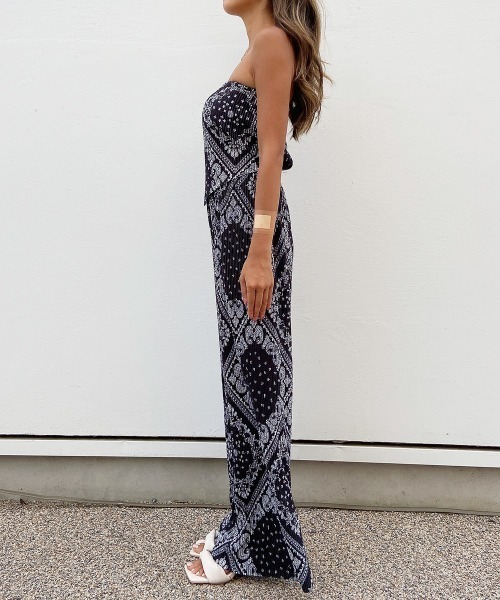 esutoreja（エストレジャ）の「プリーツペイズリーセットアップ（セットアップ・レディース・ホワイト/ブラック・FREE）」の19枚目の写真