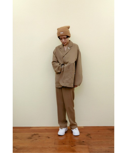 SINK kotohayokozawa（シンク コトハヨコザワ）の「PRETTY EASY JACKET（テーラードジャケット・レディース・ベージュ/ネイビー・M/L）」の22枚目の写真