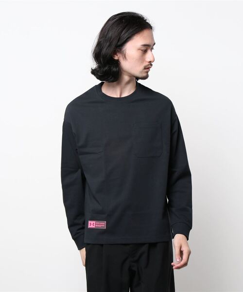 UNDER ARMOUR（アンダーアーマー）の「【別注】アンダーアーマー UA Rival Fleece ALPEN 50th FB 限定コラボ（Tシャツ/カットソー・メンズ・ブラック/ホワイト/スモークピンク・L/S/3L/M/LL）」の2枚目の写真