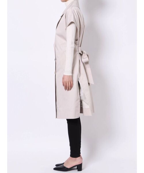 MURUA（ムルーア）の「スリーブレストレンチコート（その他アウター・レディース・アイボリー/キャメル・FREE）」の8枚目の写真