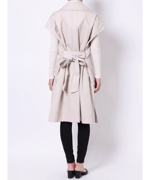 MURUA（ムルーア）の「スリーブレストレンチコート（その他アウター・レディース・アイボリー/キャメル・FREE）」の9枚目の写真