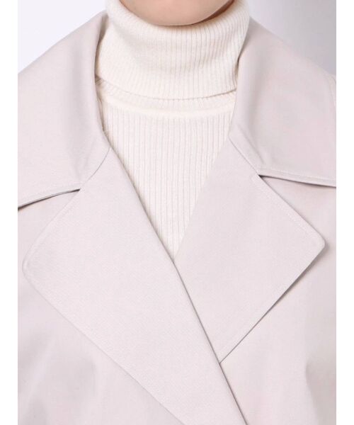 MURUA（ムルーア）の「スリーブレストレンチコート（その他アウター・レディース・アイボリー/キャメル・FREE）」の10枚目の写真