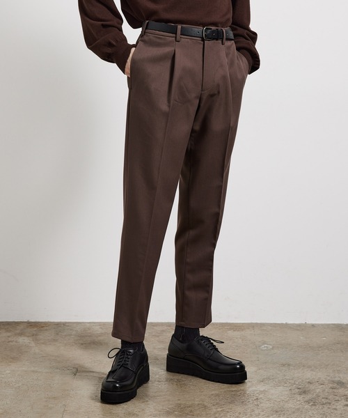 JUNRED（ジュンレッド）の「ファイヤーストレッチイージースリムパンツ（スラックス・メンズ・オフホワイト/ブラック/ブラウン系その他2/ダークグリーン・S/M/L/LL）」の22枚目の写真