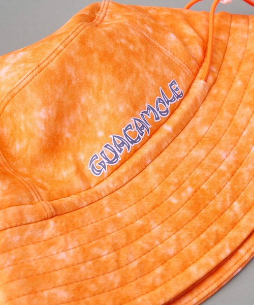 GUACAMOLE（ガカモレ）の「Functional stretch bucket hat/LOGO print（ハット・メンズ・ライトグレー/ホワイト×ピンク/オレンジ/チャコールグレー/ホワイト/グレー/イエロー/ブラック・FREE）」の11枚目の写真