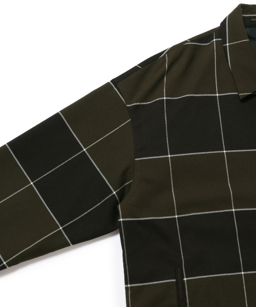 JUNRED（ジュンレッド）の「ビッグチェックブルゾン（ブルゾン・メンズ・ブラック系その他/ブラウン系その他・S/M/L）」の8枚目の写真