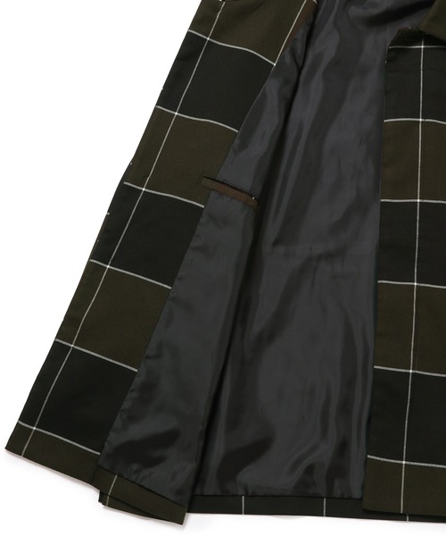 JUNRED（ジュンレッド）の「ビッグチェックブルゾン（ブルゾン・メンズ・ブラック系その他/ブラウン系その他・S/M/L）」の6枚目の写真