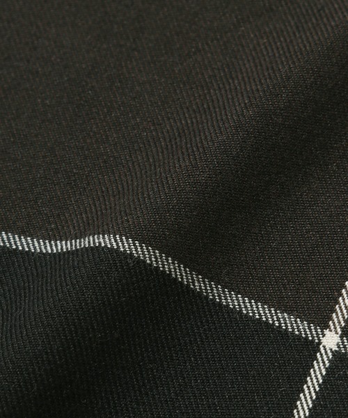 JUNRED（ジュンレッド）の「ビッグチェックブルゾン（ブルゾン・メンズ・ブラック系その他/ブラウン系その他・S/M/L）」の4枚目の写真