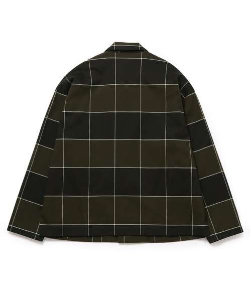 JUNRED（ジュンレッド）の「ビッグチェックブルゾン（ブルゾン・メンズ・ブラック系その他/ブラウン系その他・S/M/L）」の3枚目の写真