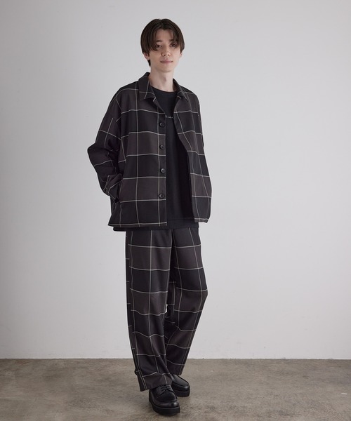 JUNRED（ジュンレッド）の「ビッグチェックブルゾン（ブルゾン・メンズ・ブラック系その他/ブラウン系その他・S/M/L）」の17枚目の写真