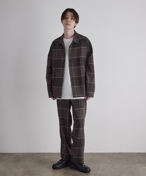 JUNRED（ジュンレッド）の「ビッグチェックブルゾン（ブルゾン・メンズ・ブラック系その他/ブラウン系その他・S/M/L）」の18枚目の写真