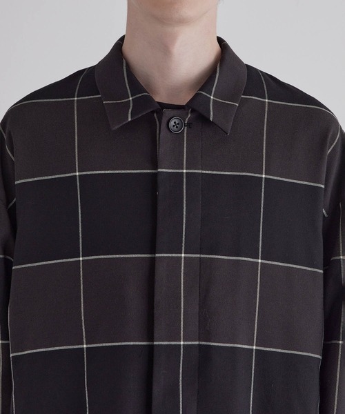 JUNRED（ジュンレッド）の「ビッグチェックブルゾン（ブルゾン・メンズ・ブラック系その他/ブラウン系その他・S/M/L）」の22枚目の写真