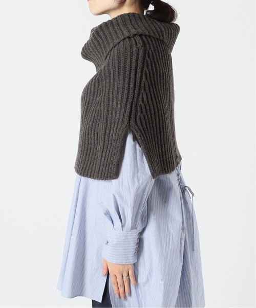 Spick & Span(スピックアンドスパン)の「#畦スヌード◆(ネックウォーマー/スヌード・レディース・ライトグレー/ブラウン・FREE)」の20枚目の写真