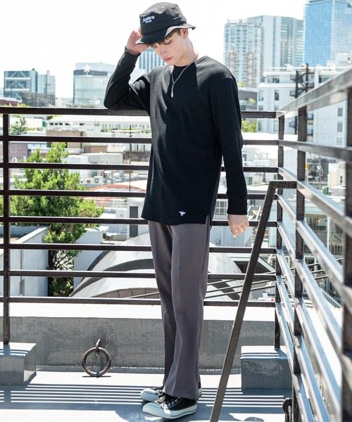 8(eight)(エイト)の「8(eight) ワッフルロンT(Tシャツ/カットソー・メンズ・ホワイト/グレー/ブラック・SMALL/MEDIUM/LARGE/X-LARGE)」の5枚目の写真