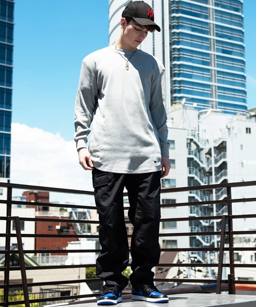 8(eight)(エイト)の「8(eight) ワッフルロンT(Tシャツ/カットソー・メンズ・ホワイト/グレー/ブラック・SMALL/MEDIUM/LARGE/X-LARGE)」の16枚目の写真