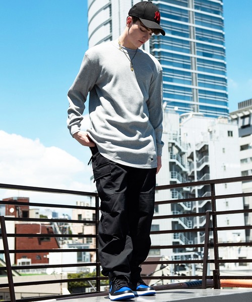 8(eight)(エイト)の「8(eight) ワッフルロンT(Tシャツ/カットソー・メンズ・ホワイト/グレー/ブラック・SMALL/MEDIUM/LARGE/X-LARGE)」の17枚目の写真