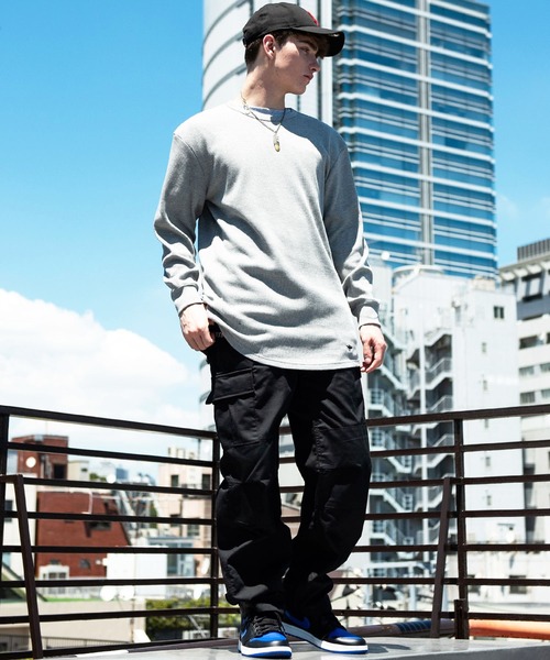 8(eight)(エイト)の「8(eight) ワッフルロンT(Tシャツ/カットソー・メンズ・ホワイト/グレー/ブラック・SMALL/MEDIUM/LARGE/X-LARGE)」の18枚目の写真