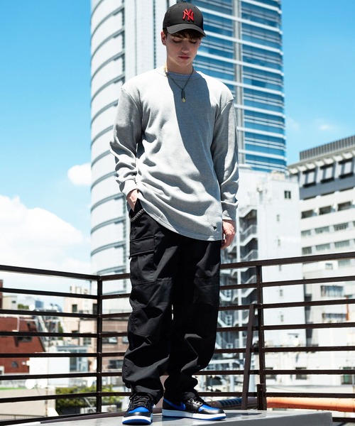 8(eight)(エイト)の「8(eight) ワッフルロンT(Tシャツ/カットソー・メンズ・ホワイト/グレー/ブラック・SMALL/MEDIUM/LARGE/X-LARGE)」の22枚目の写真